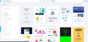 Getresponse landing pages