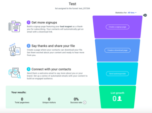 Getresponse sales conversion funnel step 3