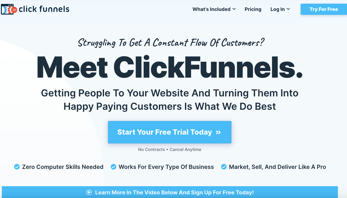 Aprende como crear embudos de ventas con clickfunnels