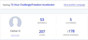72 Hour Freedom Challenge Results